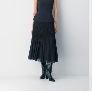 Aritzia Pleated Twirl Skirt